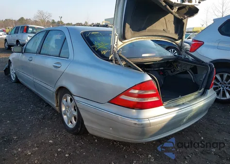 2002 Mercedes-Benz S 430 z USA, uszkodzony, nr VIN WDBNG70J72A238877